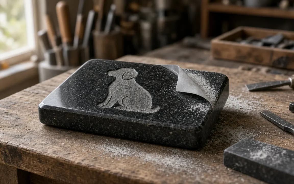 Outdoor stone grade and engraving depth: how to tell a stone that lasts