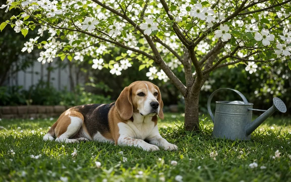 Find a tree to grow beside your pet's memorial stone